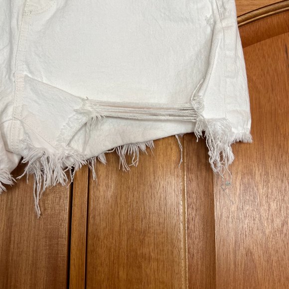 Loft High Rise Denim Shorts - Picture 8 of 13